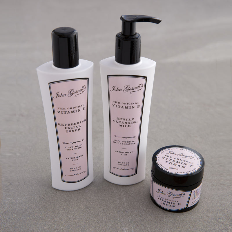 The Classic Three Step Regime - Cleanse, Tone, Moisturise